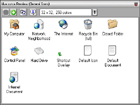 Blue Curve icons Red Hat Linux 8.0